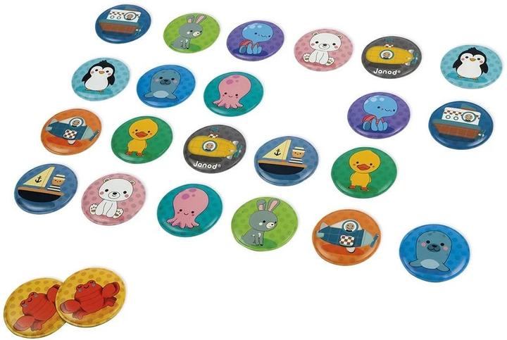 Actual product image Janod Memory game for bathtub