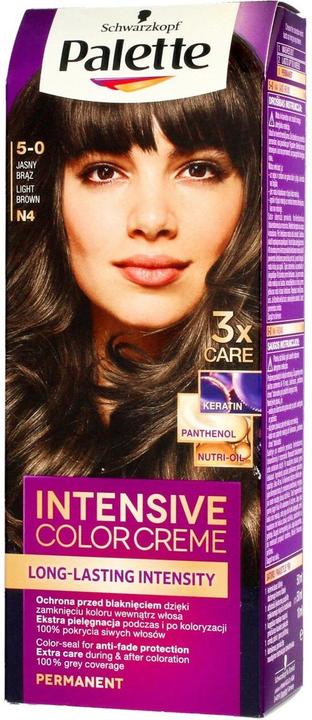 Actual product image Schwarzkopf Professional Palette Intensive Colour Creme Long Lasting Intensity - Hair Color N4 (N4 Light Brown)