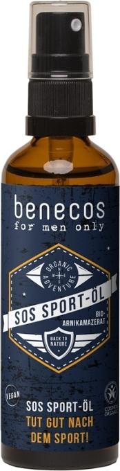 Actual product image Benecos For men only Sport Oil Arnik (Body oil, 75 ml)