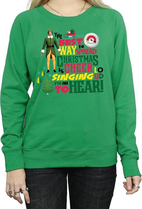 Immagine prodotto Elf Christmas Cheer Felpa Donna (M)