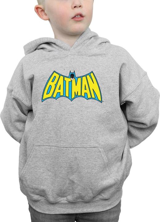 Actual product image Boys Batman Retro Logo Hoodie (140, 146)