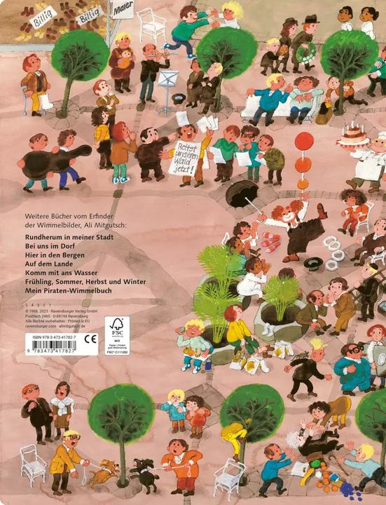 Produktbild Ravensburger Mein Wimmelbuch: Unsere grosse Stadt (Deutsch, Ali Mitgutsch, 2023)