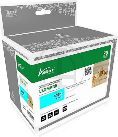 Image du produit Astar Cyan - compatible - cartouche de toner - pour Lexmark CX410de (C)