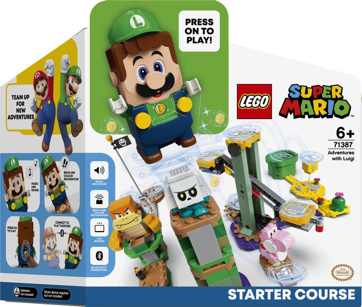 Actual product image LEGO Super Mario 71387 Adventures with Luigi starter set (71387, LEGO Super Mario, LEGO Rare Sets)