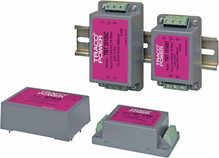 Image du produit TracoPower Alimentation d'impression AC/DC TMT 15115C 15 V/DC 1 A 15 W