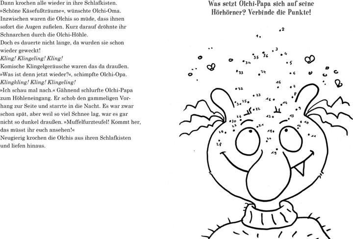 Actual product image The Olchis. Advent calendar puzzle book