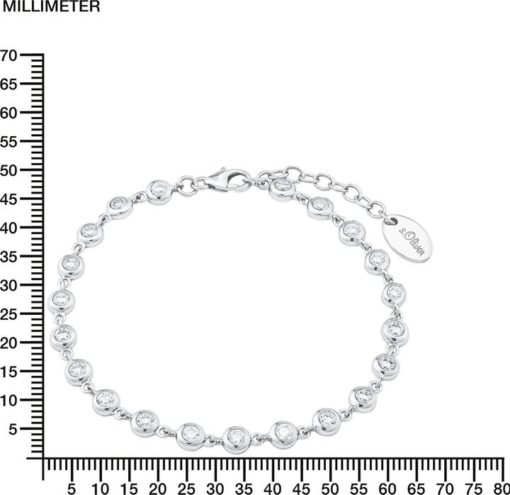 Actual product image S.Oliver Armband (17 cm, 925 silver)
