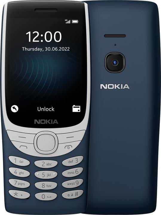 Image du produit Nokia 8210 (Bleu) DS 2.8" TFT LCD 240x320/128MB/48MB RAM/microSDHC/WiFi,BT,4G (2.80", 0.30 Mpx, 4G)