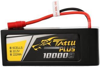 Actual product image Gens Ace Tattu Plus LiPo Battery 22.2V 10000mAh 25C (22.20 V, 10000 mAh)