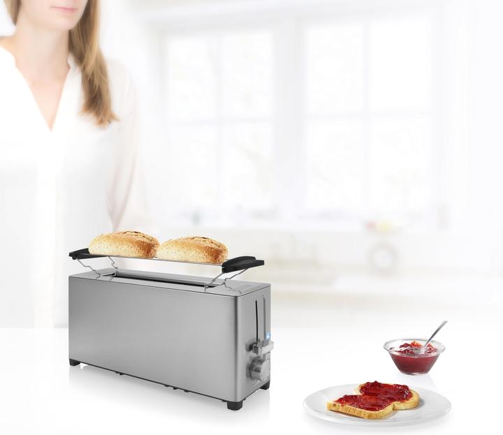 Actual product image Princess 142401 Steel toaster Long slot - 7 adjustable levels - 1050 W (EU plug)