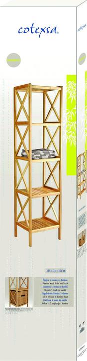 Produktbild MSV ETAGERE BAMBOU 5 NIVEAUX 36,5X33X153 CM (36.5 x 33 x 153 cm)