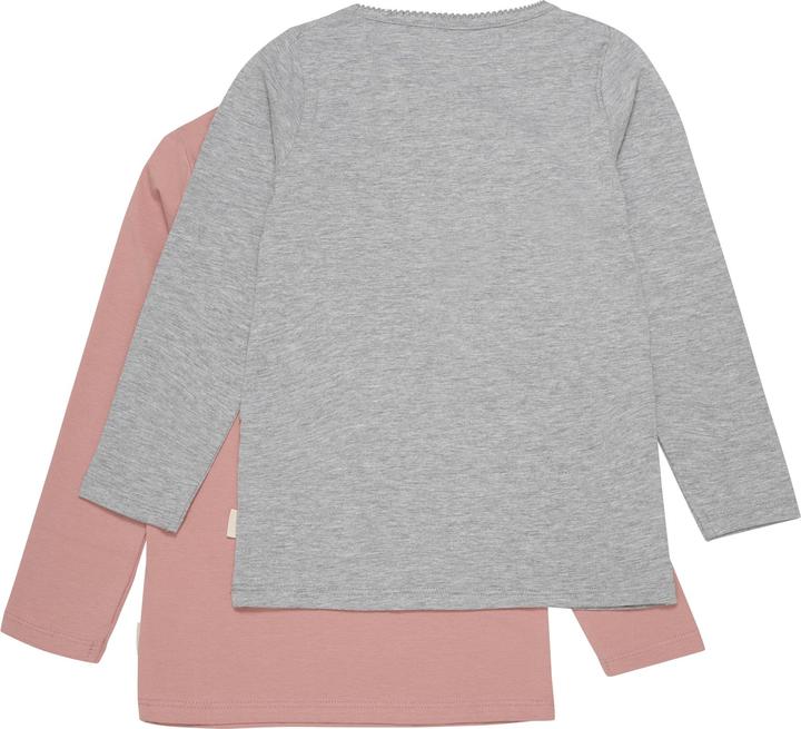Minymo Kid's Basic 35 T-Shirt L/S (2-Pack)