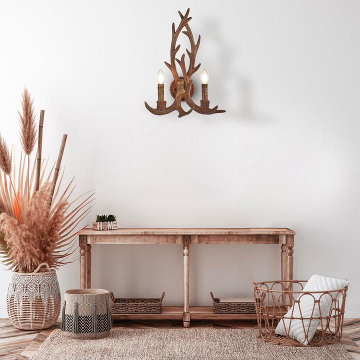 Image du produit Licht-Erlebnisse Wandlampe Zwolle (E14)