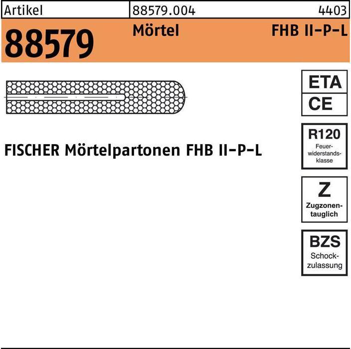 Produktbild Fischer Mörtelpatrone R 88579 FHBII-P 12x100 f.FHB-L (10 Stk.)