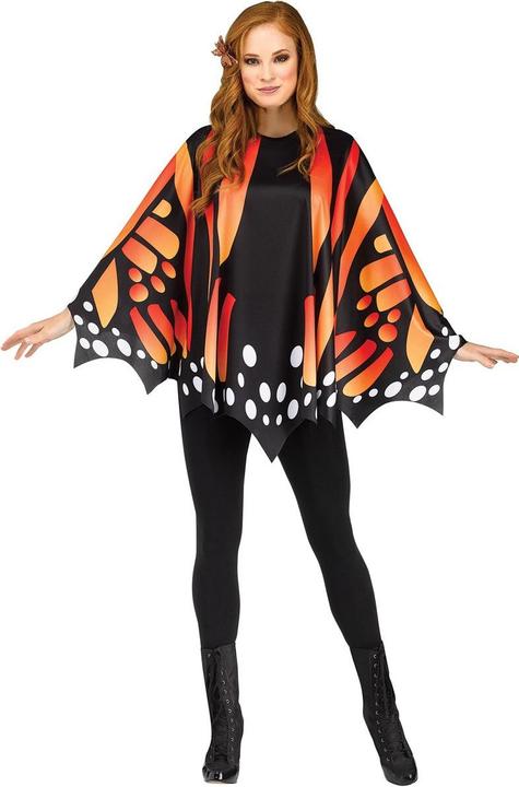 Actual product image Fun World Division Schmetterlings Flügel Poncho Kostüm (One size)