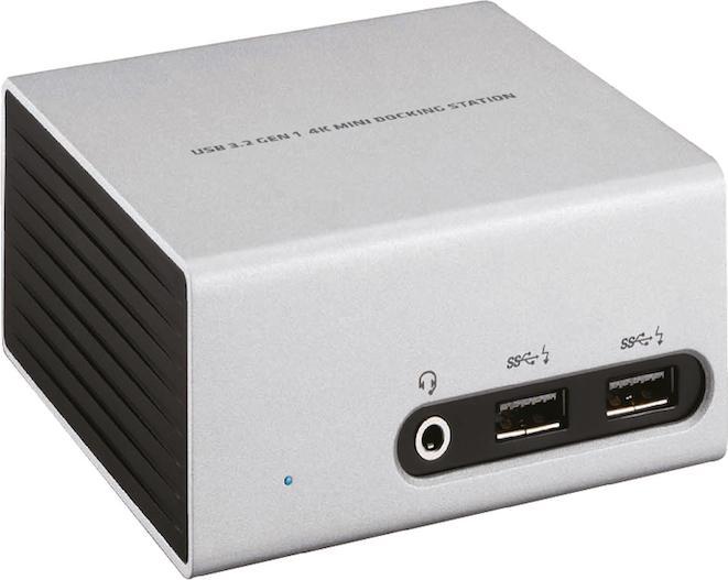 Actual product image Club 3D CLUB3D SenseVision USB 3.0 4K UHD Mini Docking Station (USB-C, 4 Ports)