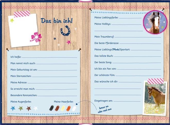 Produktbild Freundebuch - Pferdefreunde - Meine Freundinnen und Freunde (Deutsch, Christiane Slawik, Thea Ross, 2016)