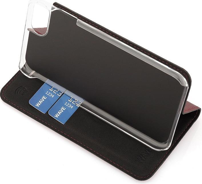 Actual product image Wave BookCase suojakotelo, iPhone 7 / 8 / SE, Smoky Sangria (Apple iPhone SE (3rd Gen))
