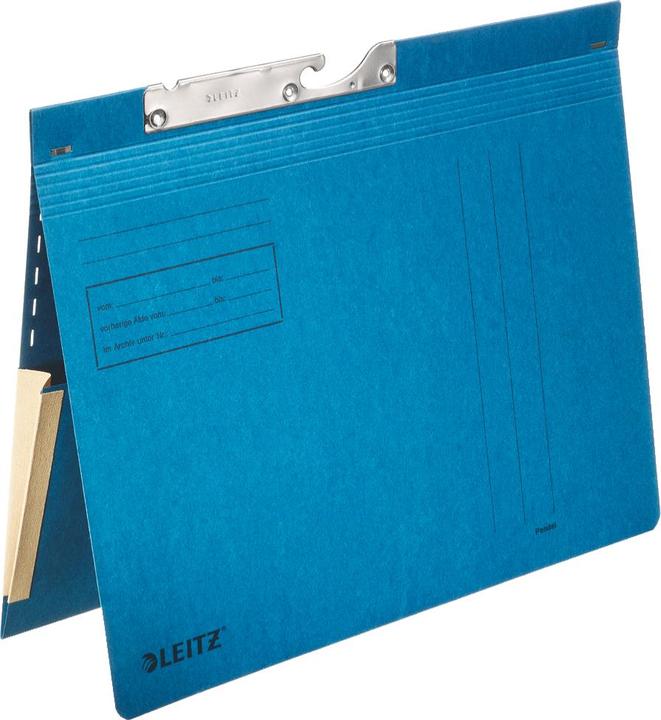 Image du produit Leitz Classeur à levier, avec pochette extensible, A4, bleu (A4, 50 x)