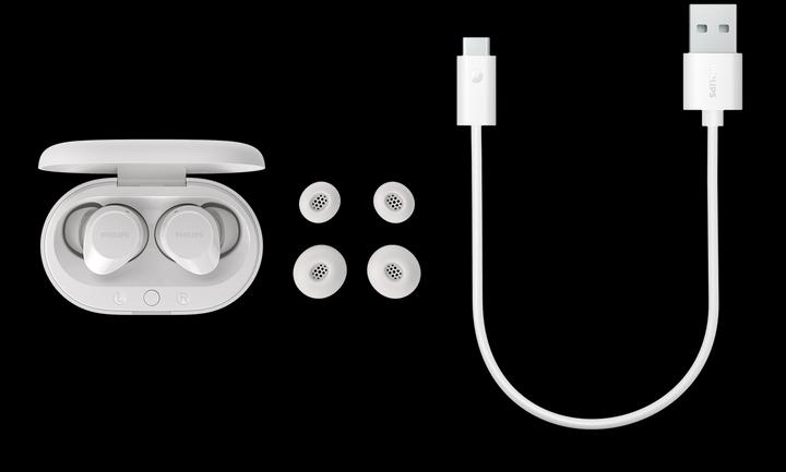 Actual product image Philips TAT1209WT/00 (No noise cancelling, 6 h, Wireless)