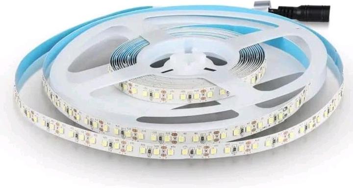 Produktbild V-TAC VT5120 LED Streifen SAMSUNG Chip 2835 120 LED Hohe Lumen 12V IP20 4000K 5m (Neutralweiss, 500 cm, Indoor)