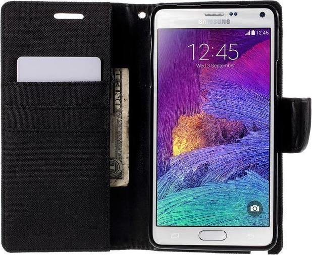 Actual product image Goospery Canvas Diary Series (Samsung Galaxy Note 4)