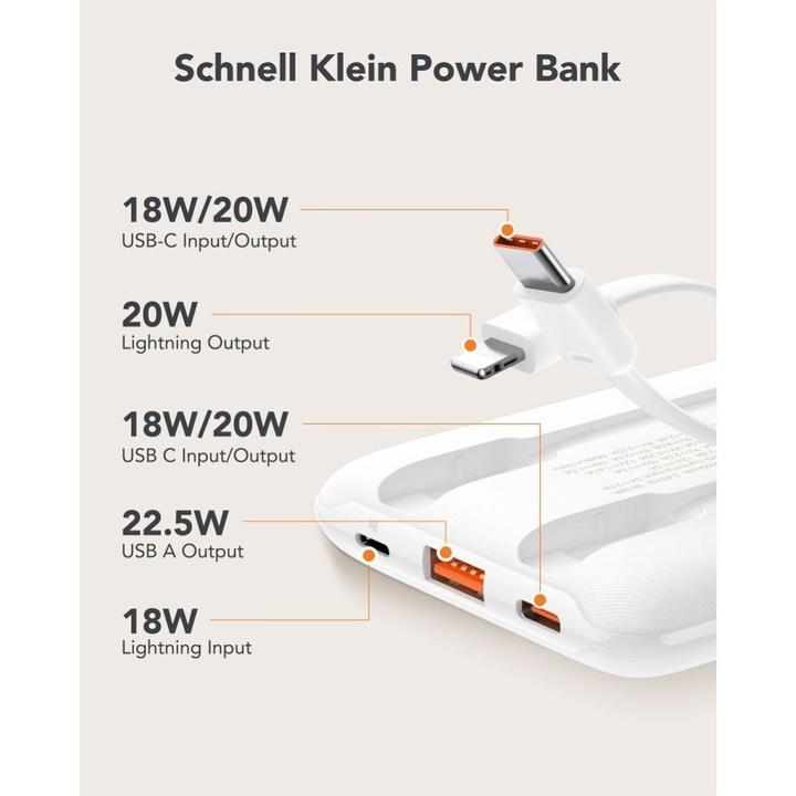 Produktbild Veger C11 (10000 mAh, 22.50 W, 38.50 Wh)
