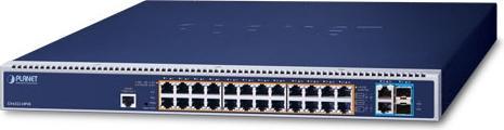 Planet L3 24 porte GE 802.3bt PoE GS-6322-24P4X (24 Porti)