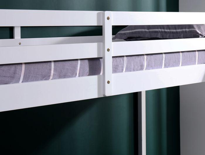Immagine prodotto Swisshandel24 Letto a soppalco Lilly 80x200 cm / 120x200 cm, bianco (80 x 200 cm / 120 x 200 cm)