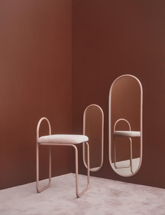 Immagine prodotto Aytm Specchio Angui - Rosé - 78 cm