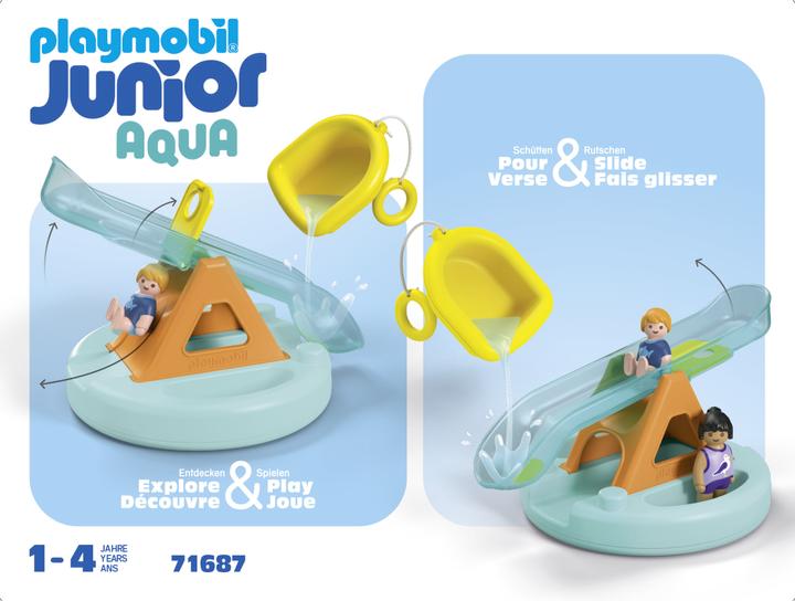 Image du produit Playmobil Badeinsel mit Wasserrutsche (71687, Playmobil Junior)