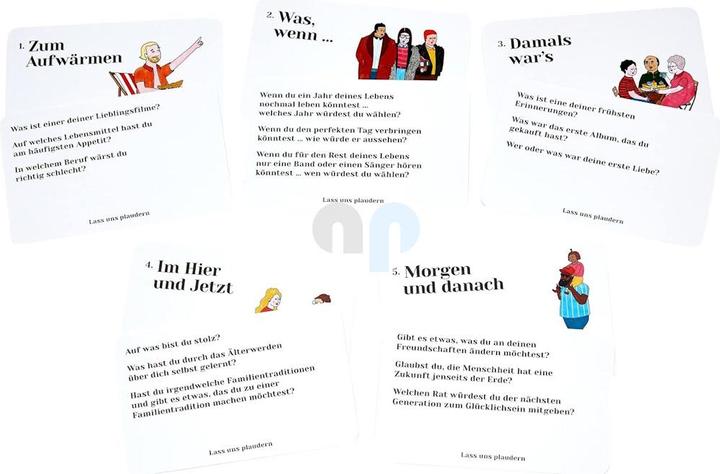 Immagine prodotto Gamely Chiacchieriamo - carte di domande che fanno amicizia e stimolano conversazioni inaspettate (Tedesco)