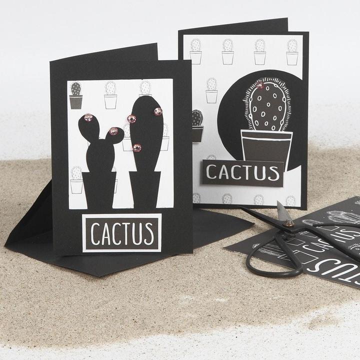 Productafbeelding Creativ Company Blanco kaart en enveloppe 10,5 x 15 cm, 50 stuks, Veelkleurig (50 Pcs.)