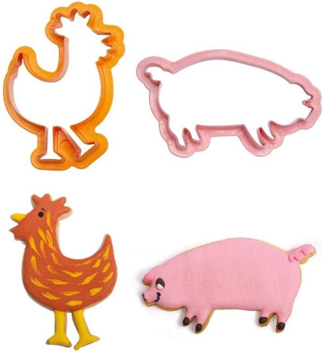 Produktbild Decora Ausstecher - Tiere auf dem Bauernhof (4St.)