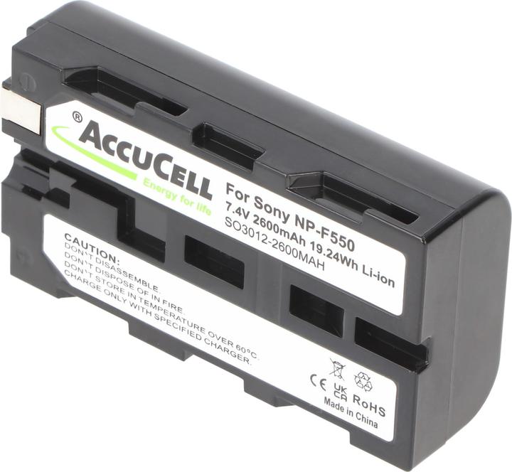Immagine prodotto AccuCell Batteria Sony NP-F550, NPF530, NPF330 (Accumulatore di carica elettrica)