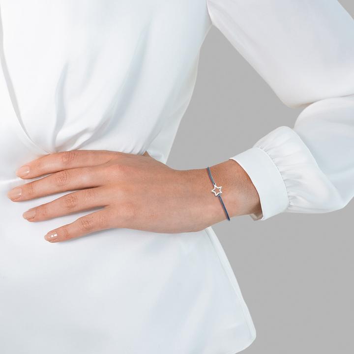 Immagine prodotto Glanzstücke München Stella da donna in argento 15,0 - 22,0 cm, regolabile in modo flessibile - 5980 (22 cm, Argento)