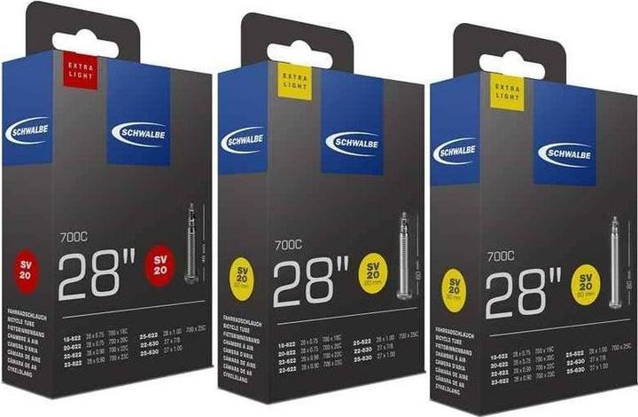 Produktbild Schwalbe SV20 Extra Light (Presta (SV), 28", 40 mm)