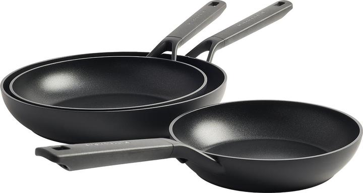 Produktbild KitchenAid Pfannen Keramik 20 cm + 24 cm + 28 cm (28 cm, Bratpfanne, Aluminium)