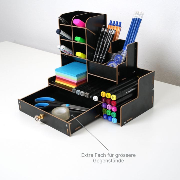 Actual product image Hermex Desk organiser Pen Desk organiser Pen storage Pen box Office desk pen holder