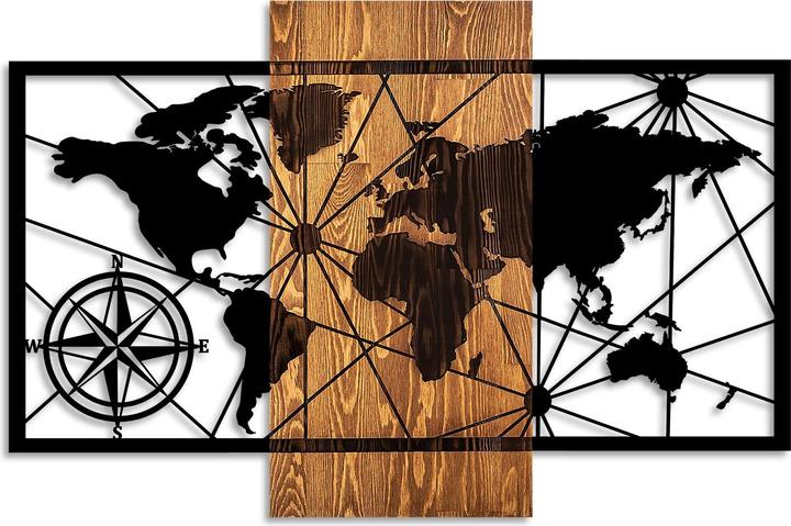 Wallxpert Worldview Wooden Wall Accessory