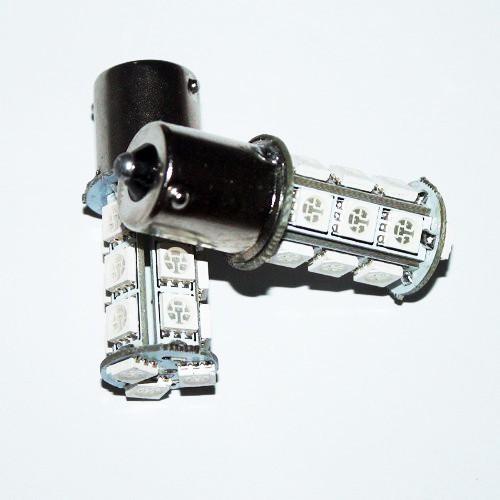 Produktbild Hermex 1x 1156 BA15S P21W 18 SMD LED SMD ERROR FREE CANBUS OBC - XENON Orange