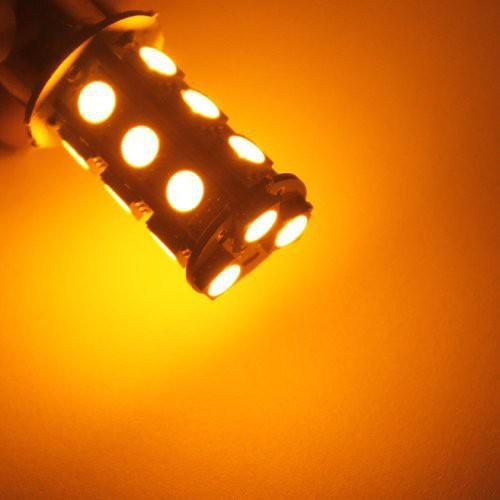 Produktbild Hermex 1x 1156 BA15S P21W 18 SMD LED SMD ERROR FREE CANBUS OBC - XENON Orange