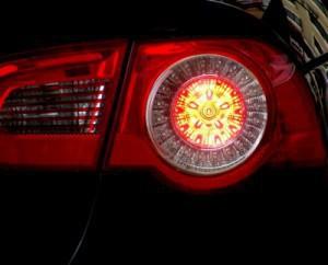 Produktbild Hermex 1x 1156 BA15S P21W 18 SMD LED SMD ERROR FREE CANBUS OBC - XENON Orange