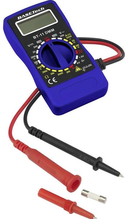 Actual product image Basetech Hand multimeter digital BT-11 (CAT III 250V)