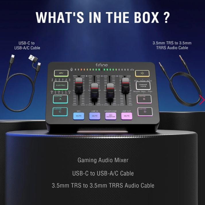 Actual product image Fifine SC3
