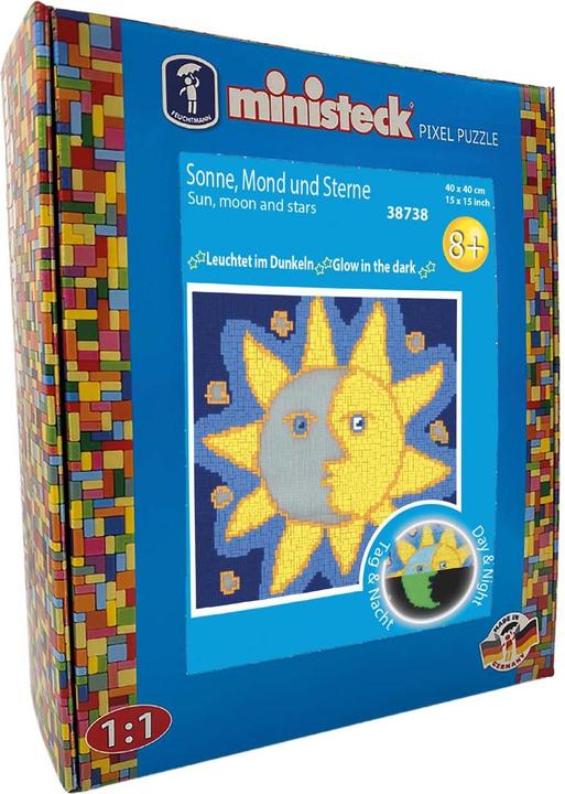 Image du produit Ministeck GITD Soleil, lune et étoiles 3600T XXL Box