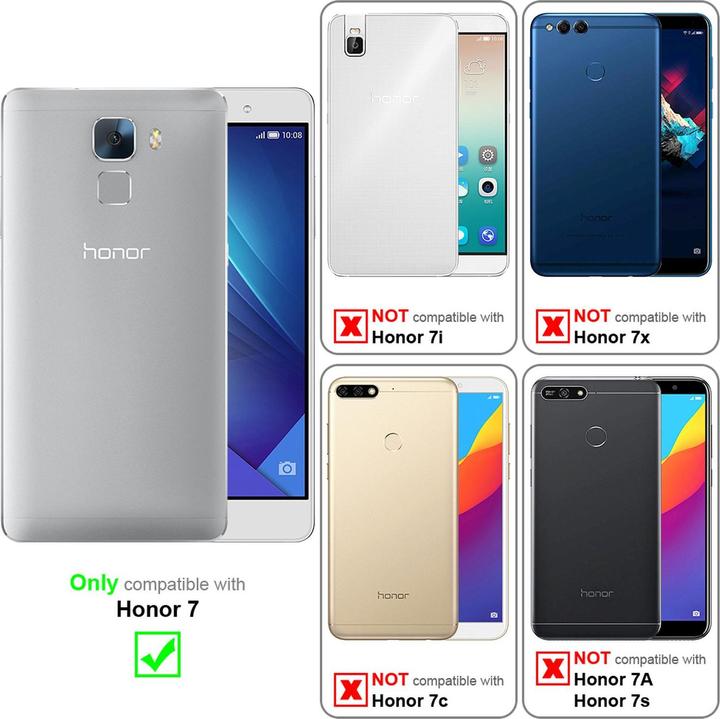Produktbild Cadorabo Book Jeans Optik Cover (Honor 7)