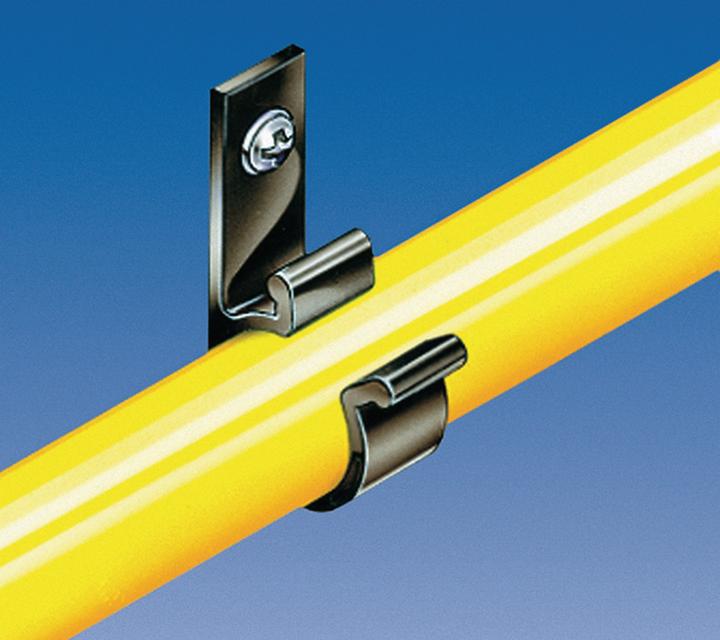Produktbild HellermannTyton Kabelhalter D-Clip schraubbar 4x20mm (35.60 cm)
