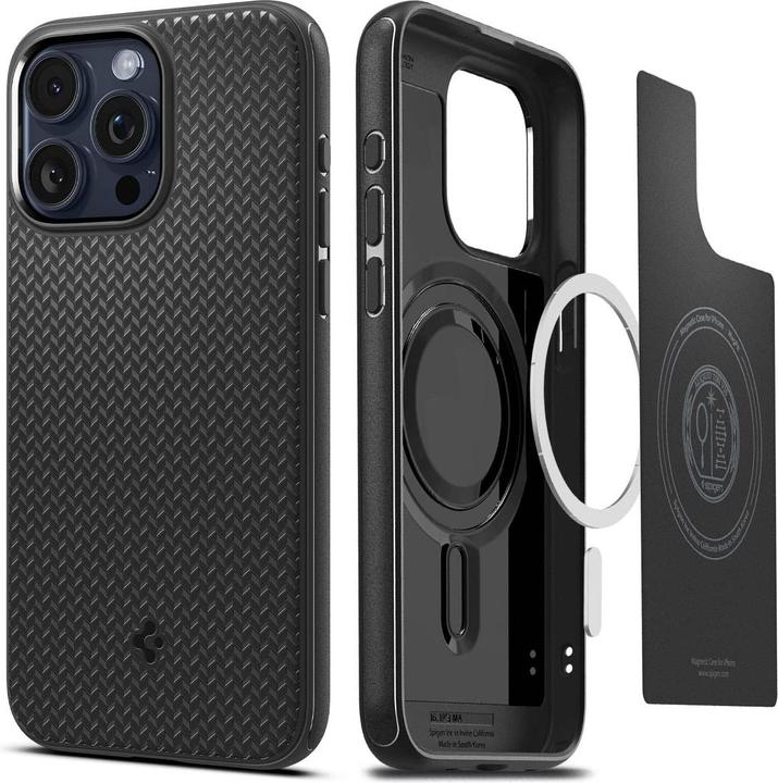 Produktbild Spigen Mag Armor iPhone 15 Pro 6.1" MagSafe czarny/matte black (Apple iPhone 15 Pro)