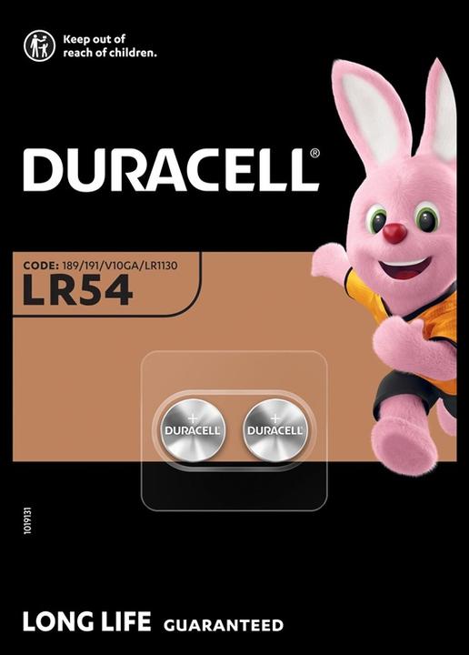 Actual product image Duracell Electronics (2 pcs., AG10, 65 mAh)